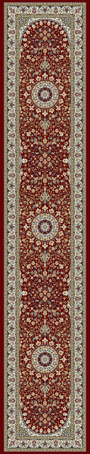 Ancient Garden 57119 Red Ivory Rug