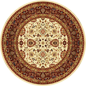 Yazd 2803 Cream Red Rug