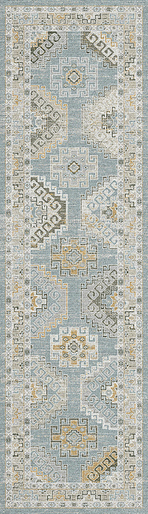 Annalise 7607 Blue Beige Cream Rug