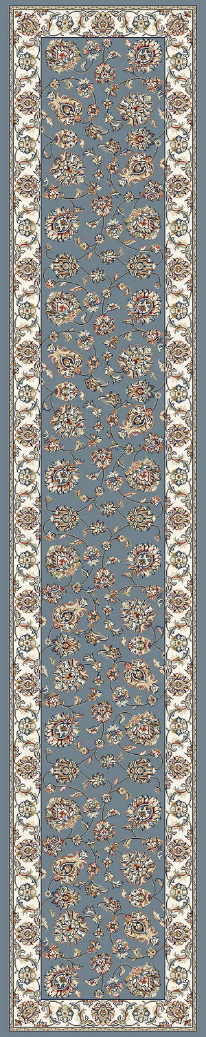 Ancient Garden 57365 Light Blue Ivory Rug