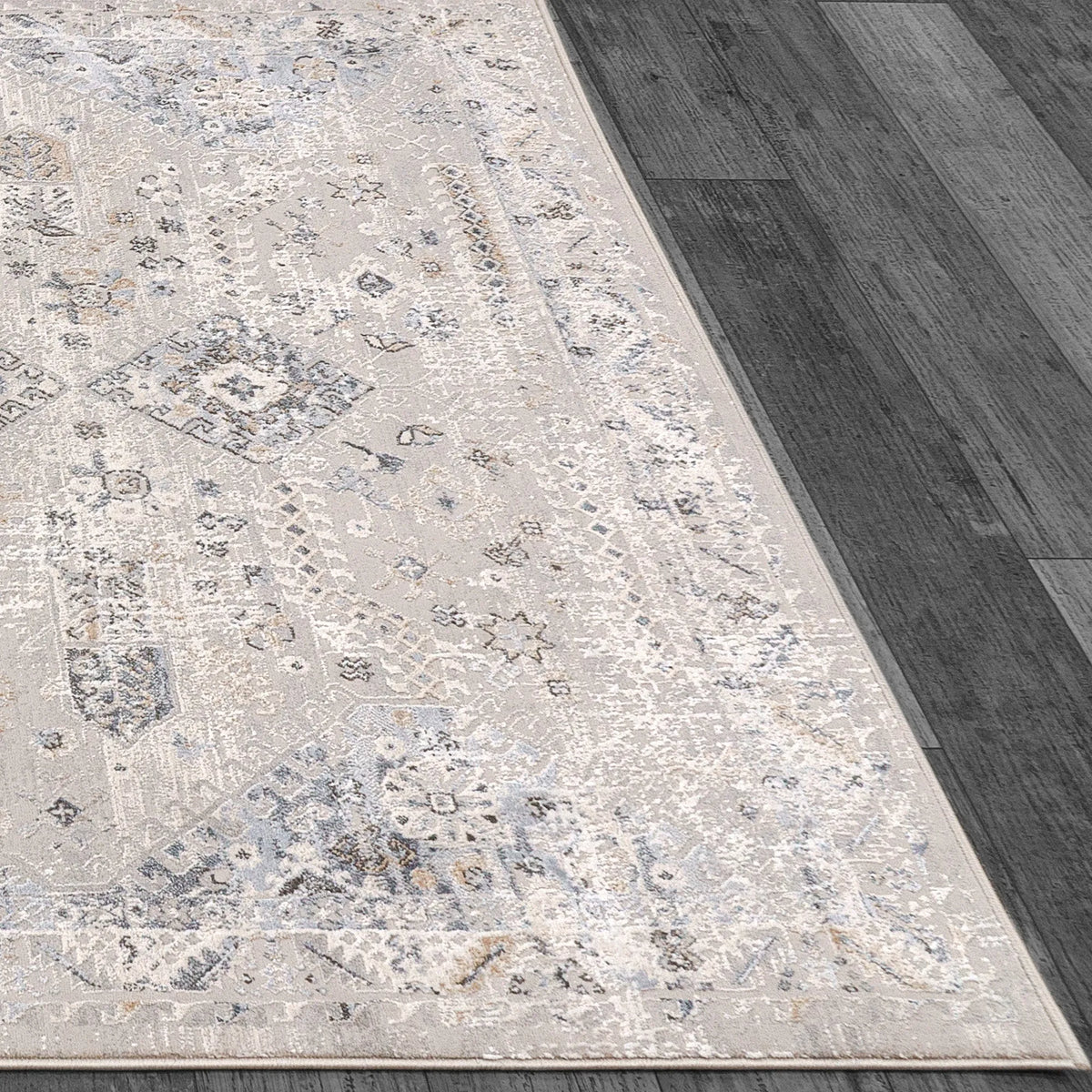 Marina 8056-950 Grey/Blue Rug