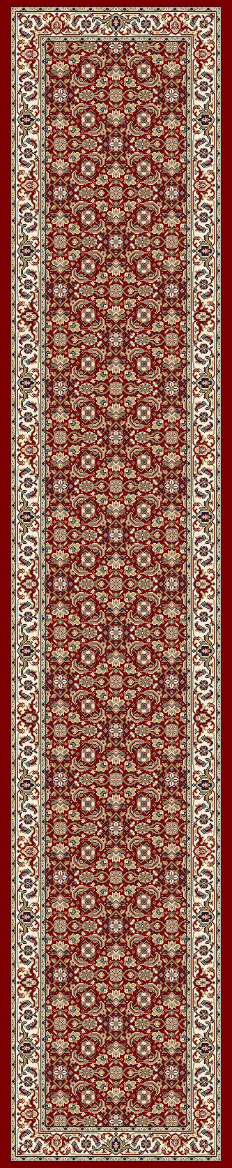 Ancient Garden 57011-1414 Red/Ivory Rug
