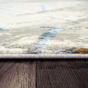 Gold 1354-897 Cream/Silver Rug