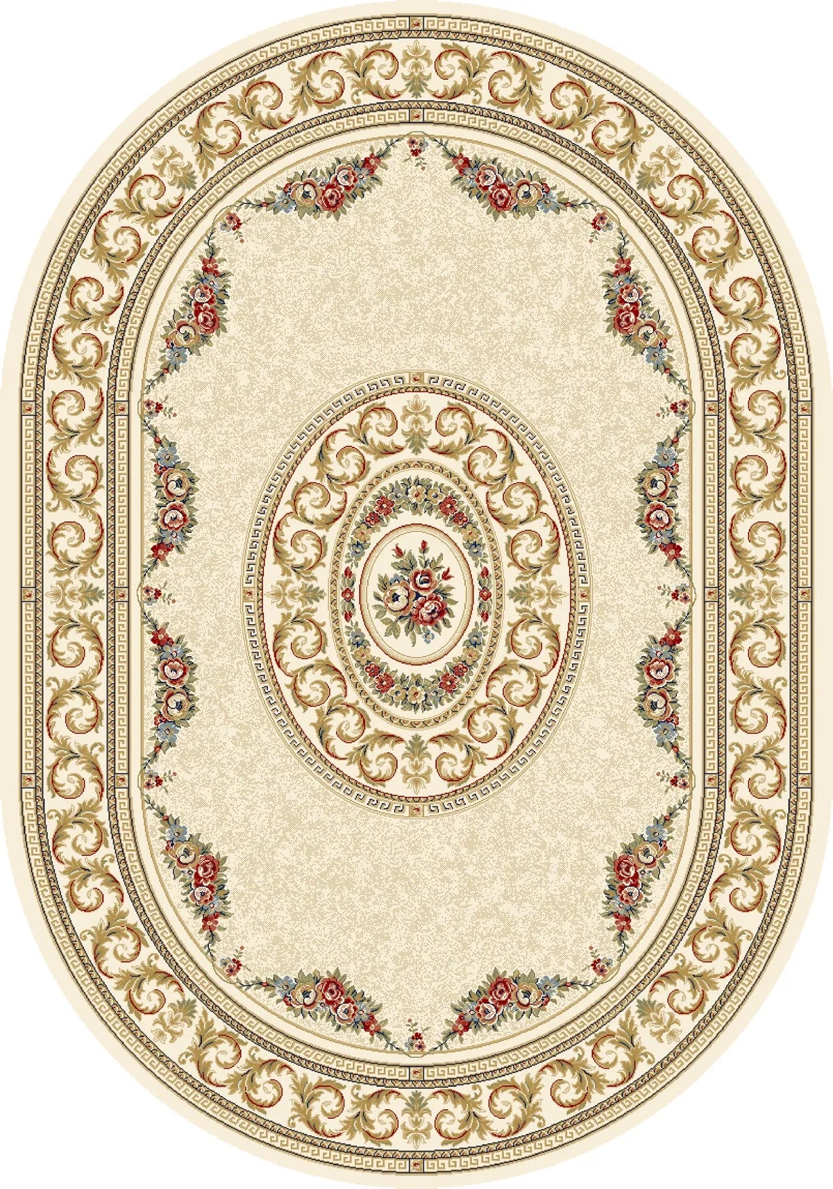 Ancient Garden 57226-6464 Ivory Rug