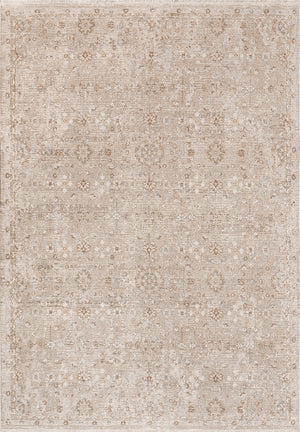 Irving 15556 Beige Cream Rust Rug