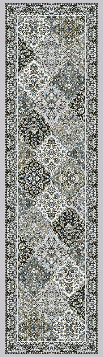 Ancient Garden 57008 Cream Grey Rug