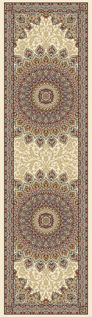 Ancient Garden 57090 Ivory Rug