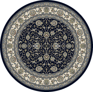 Ancient Garden 57120 Navy Rug