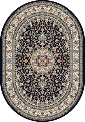 Ancient Garden 57119 Blue Ivory Rug