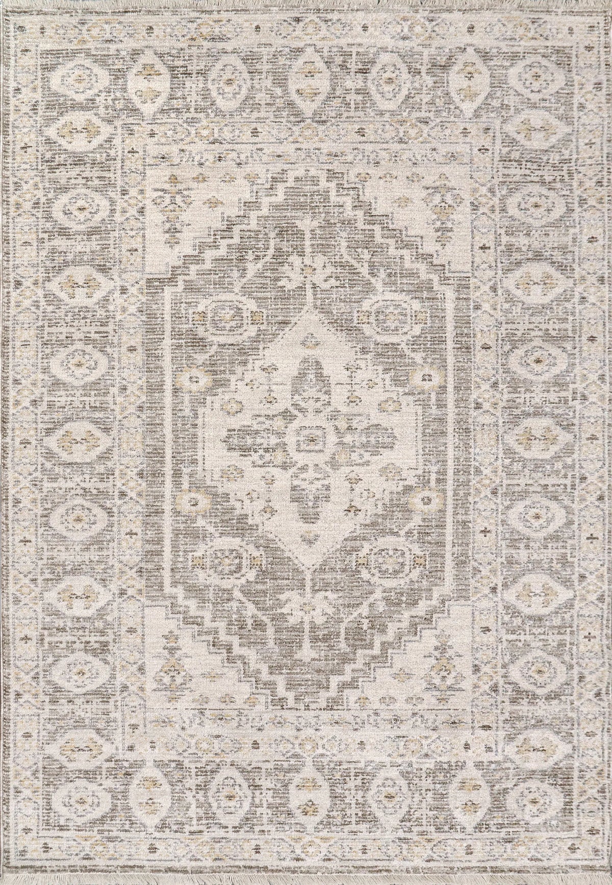 Calypso 13501-190 Ivory/Grey Rug