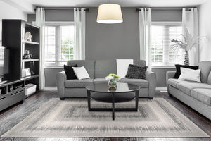 Eclectic 6013-190 Cream/Grey Rug