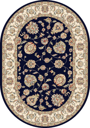 Ancient Garden 57365 Blue Ivory Rug