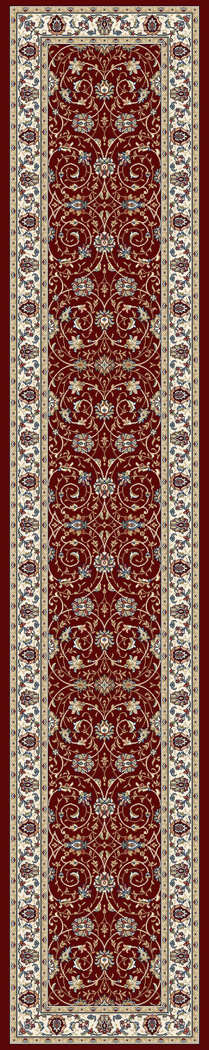 Ancient Garden 57120 Red Ivory Rug