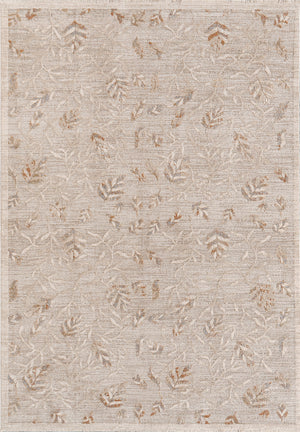 Irving 15555 Cream Beige Rust Rug
