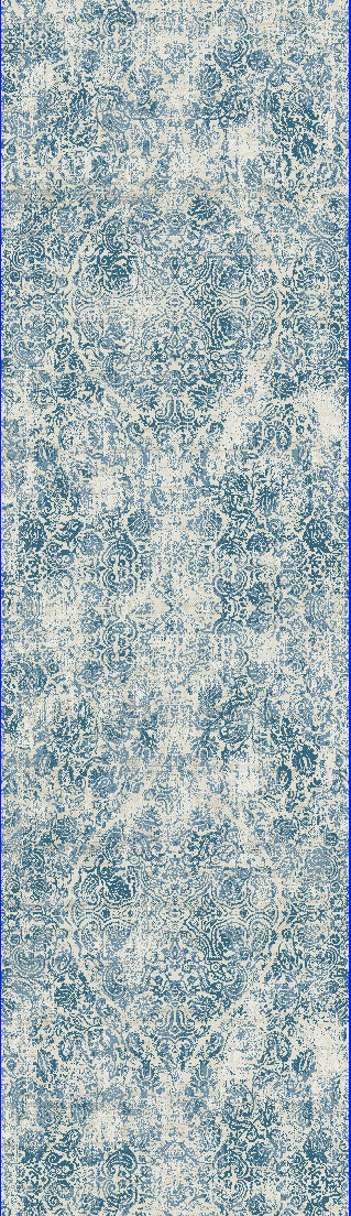 Quartz 27040 Ivory Blue Rug