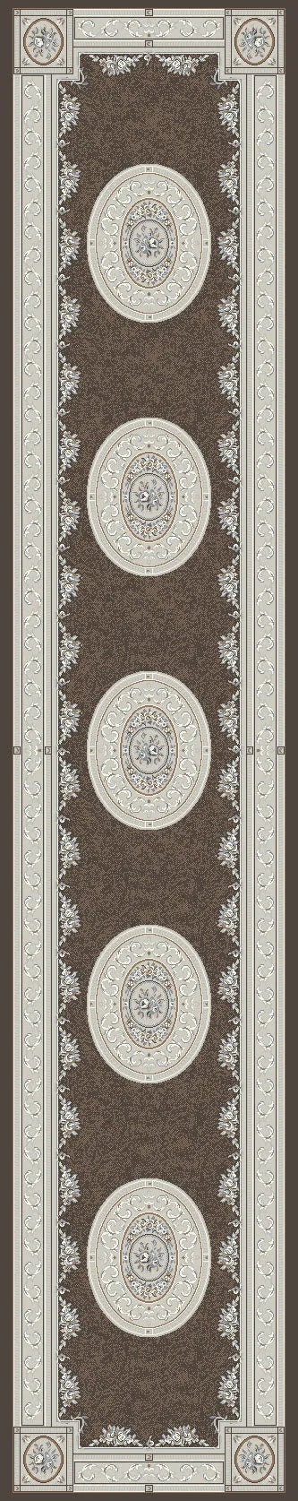 Ancient Garden 57226-3295 Brown/Cream Rug