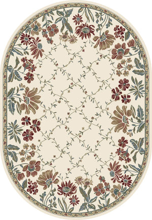 Ancient Garden 57084-6464 Ivory Rug