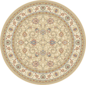 Ancient Garden 57120 Light Gold Ivory Rug