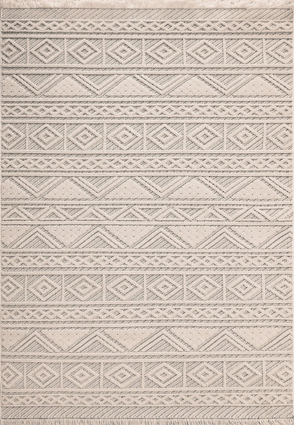 Seville 3607-109 Ivory/Soft Grey Rug