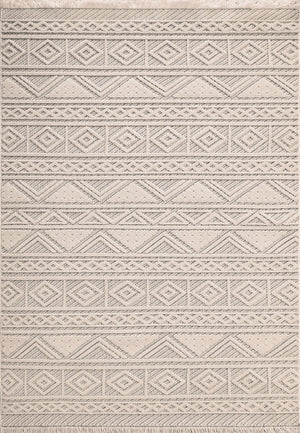 Seville 3607-109 Ivory/Soft Grey Rug