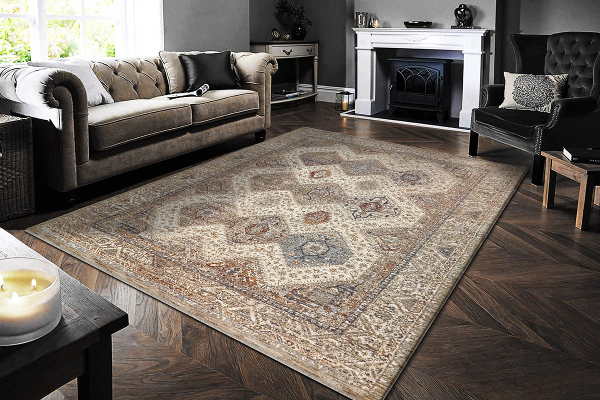 Dakota 6641-899 Beige/Multi Rug