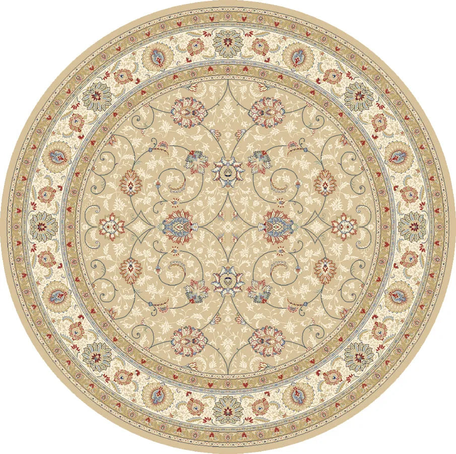 Ancient Garden 57120-2464 Light Gold/Ivory Rug