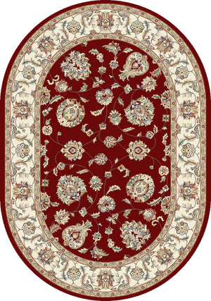 Ancient Garden 57365 Red Ivory Rug