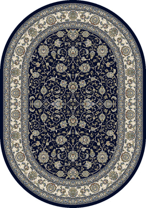 Ancient Garden 57120 Navy Rug