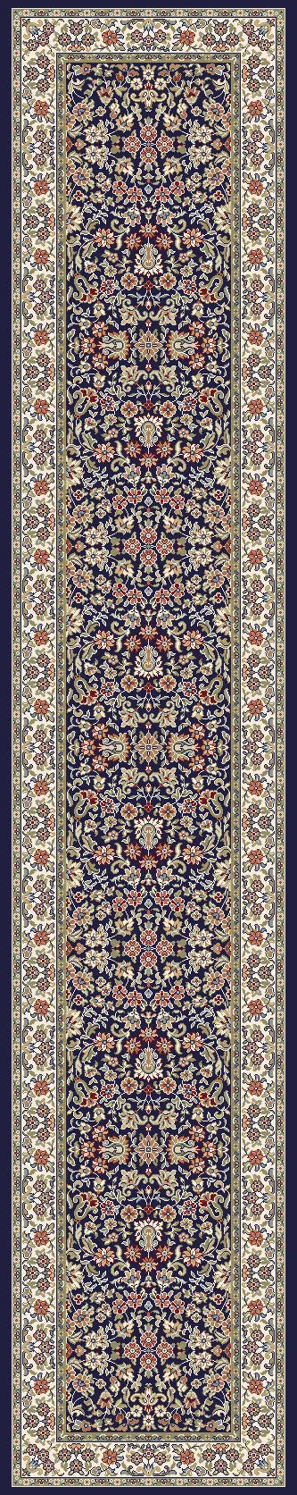 Ancient Garden 57078-3434 Blue/Ivory Rug