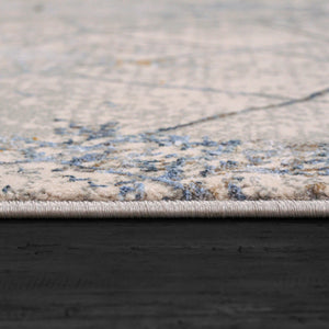 Gold 1352-897 Cream/Silver Rug