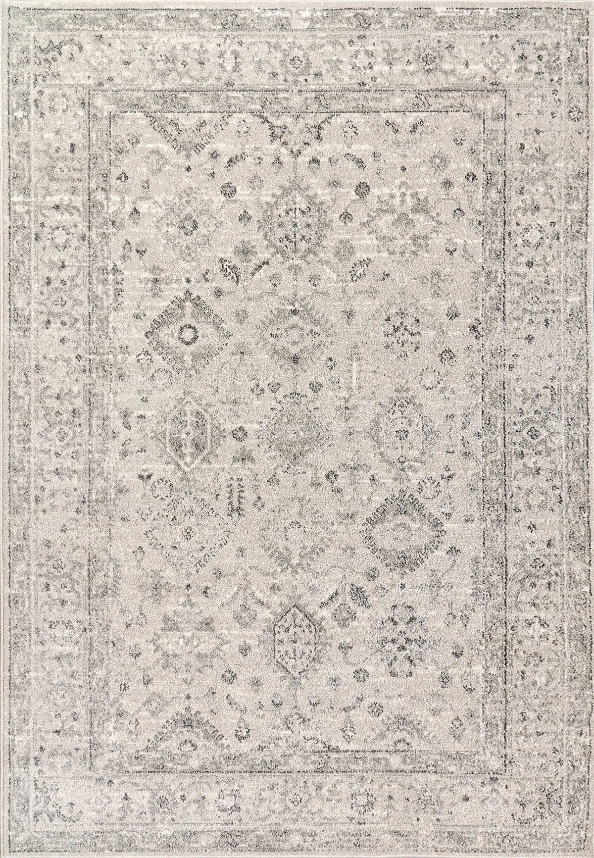 Eclectic 6012-190 Cream/Grey Rug