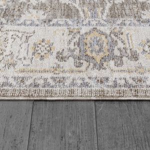 Calypso 13505-190 Ivory/Grey Rug