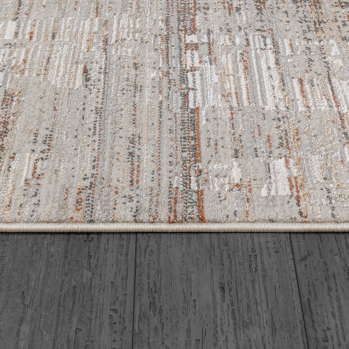 Marina 8053-993 Dark Grey/Rose Rug