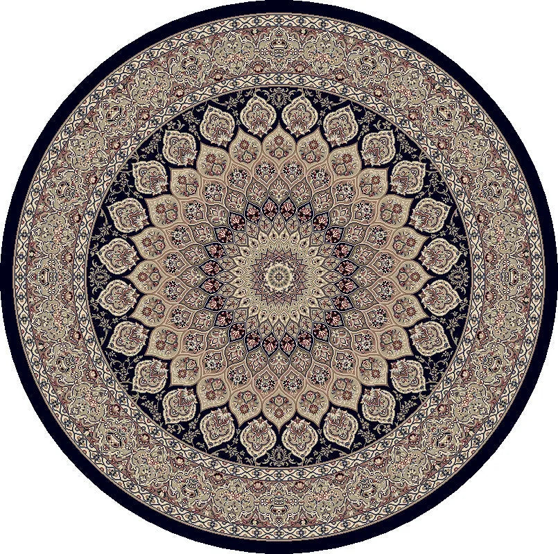 Ancient Garden 57090-3484 Navy Rug