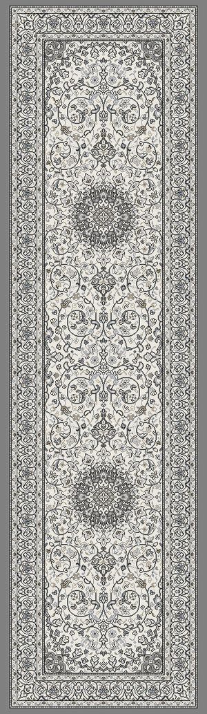 Ancient Garden 57119 Cream Grey Rug