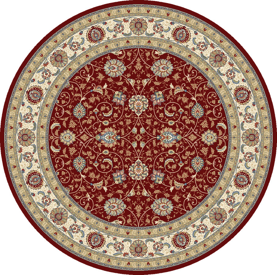 Ancient Garden 57120 Red Ivory Rug