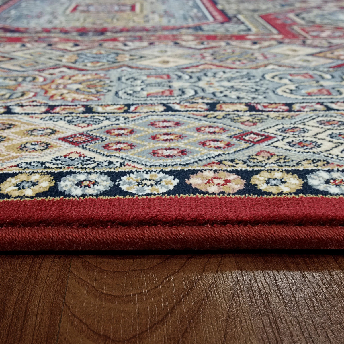 Ancient Garden 57147-1454 Red Rug