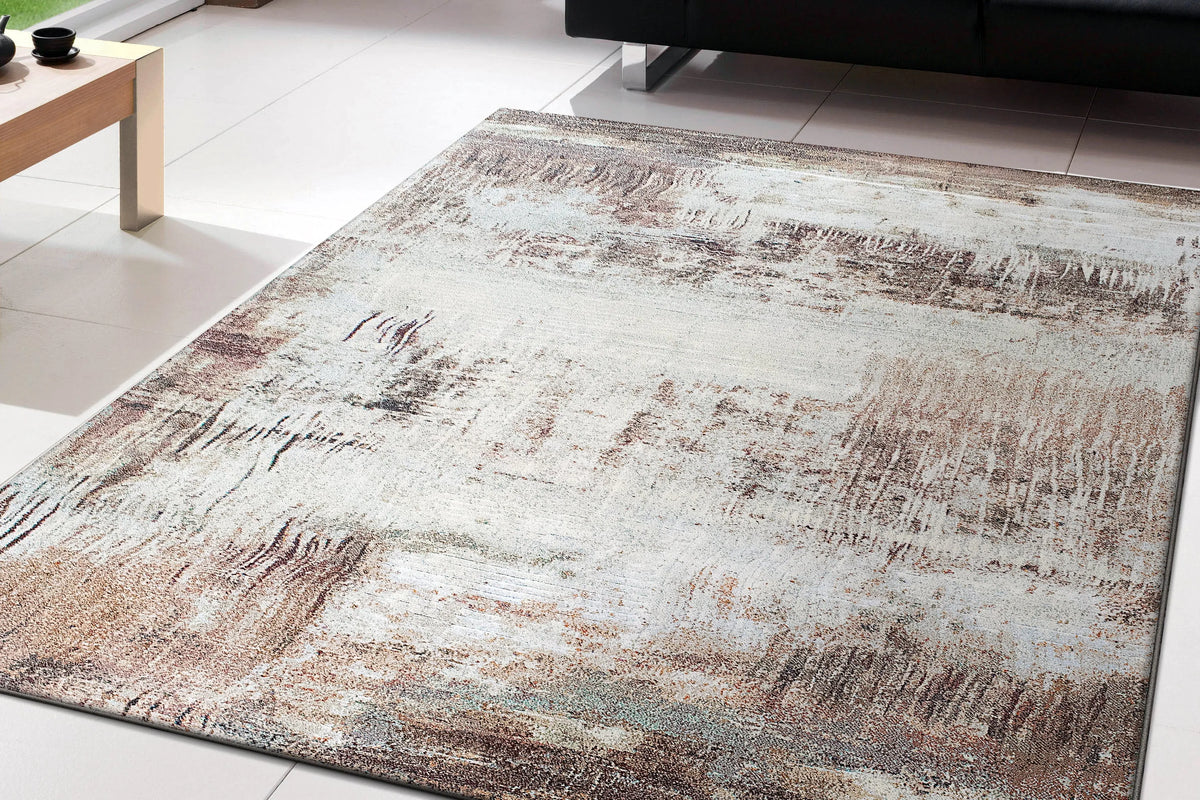 Eclipse 63393-6474 Beige/Rust Rug