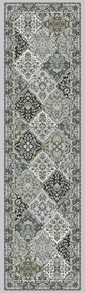Ancient Garden 57008-9696 Cream/Grey Rug