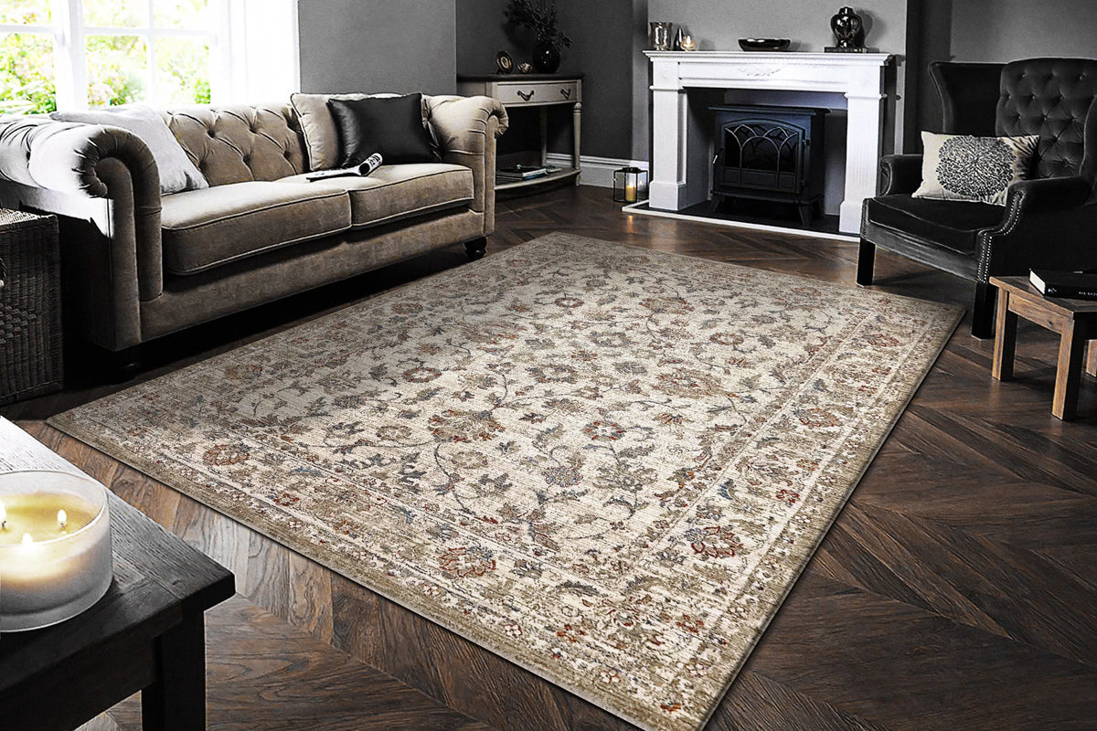 Dakota 6640-199 Ivory/Multi Rug