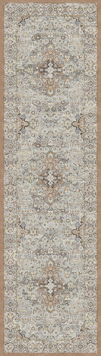 Ancient Garden 57275 Beige Multi Rug