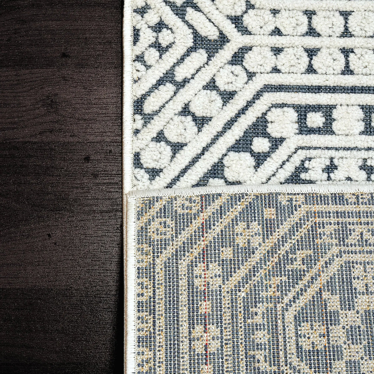Lotus 8149-150 Ivory/Denim Rug