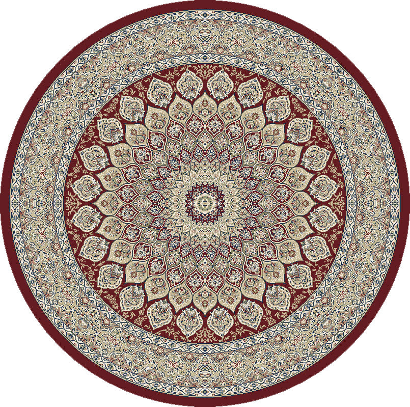 Ancient Garden 57090 Red Rug