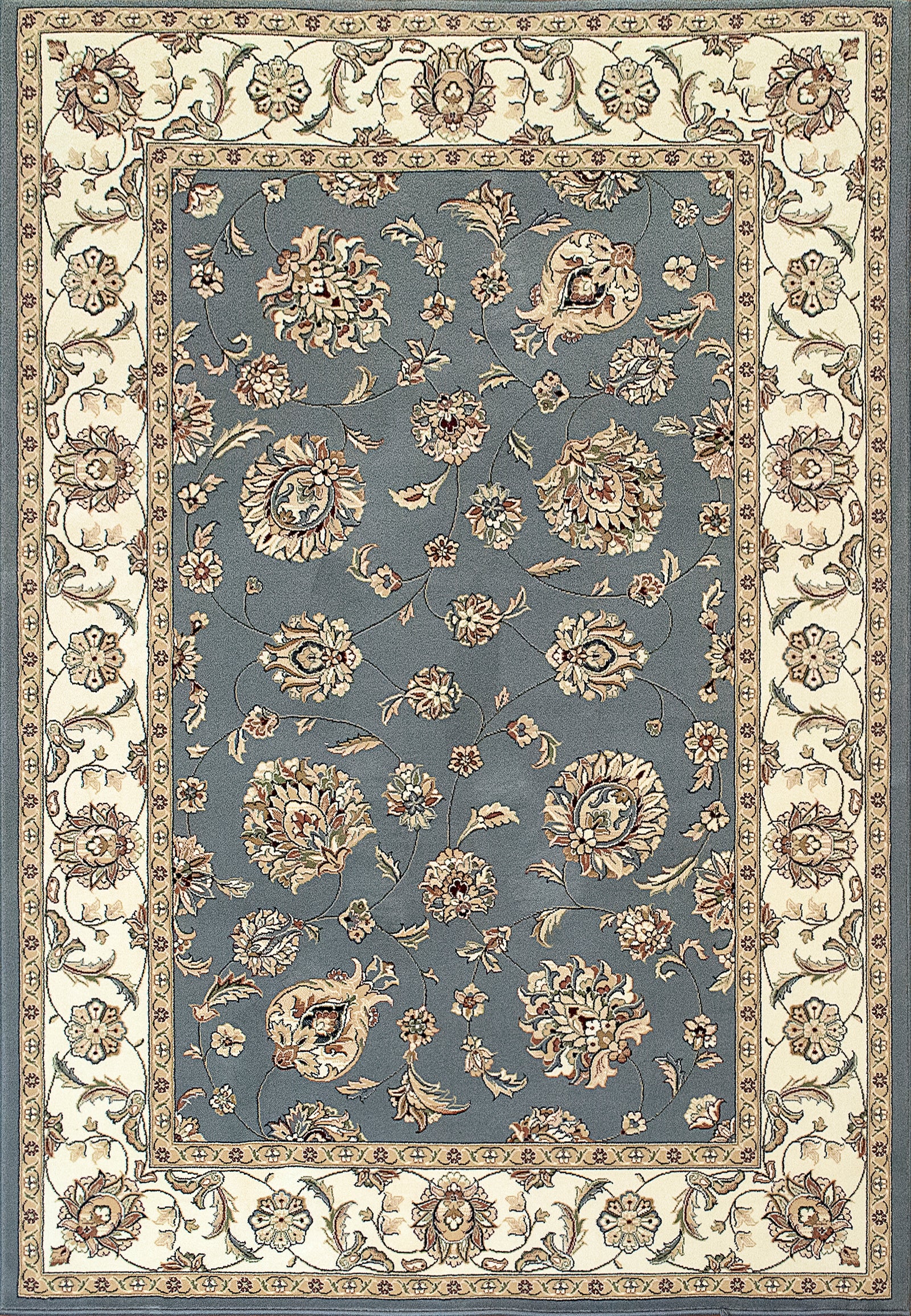 Ancient Garden 57365-5464 Light Blue/Ivory Rug