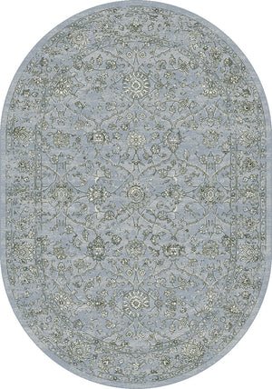 Ancient Garden 57136 Steel Blue Cream Rug