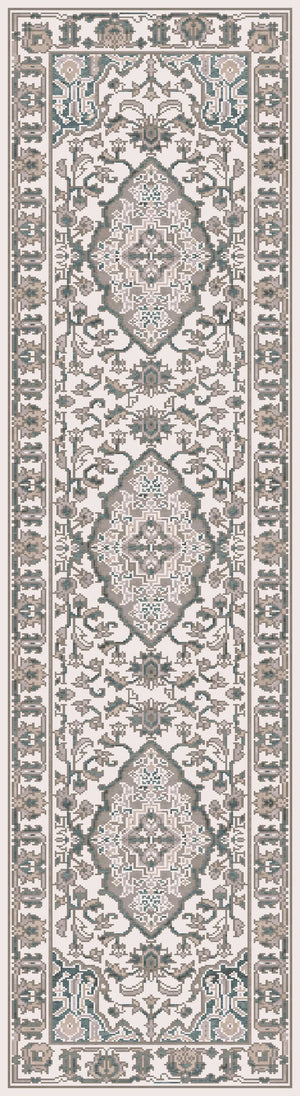 Mood 8475-508 Blue/Beige Rug