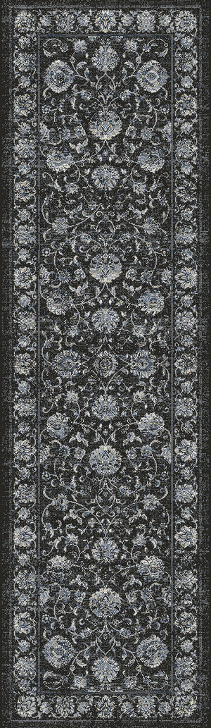 Ancient Garden 57126 Charcoal Silver Rug