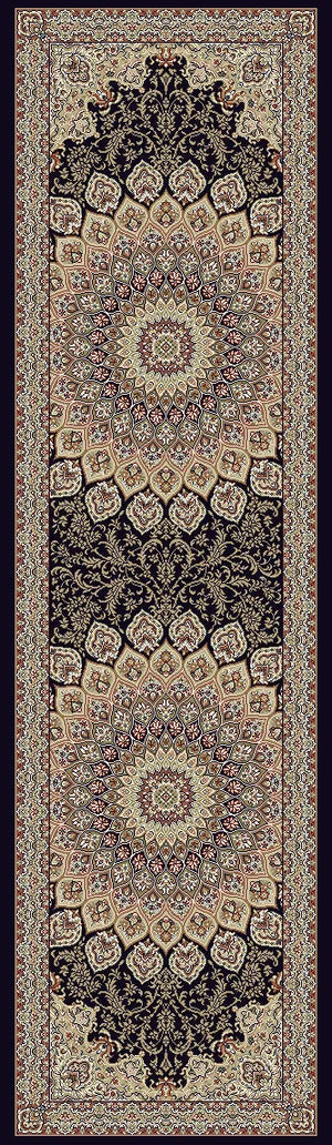 Ancient Garden 57090-3484 Navy Rug