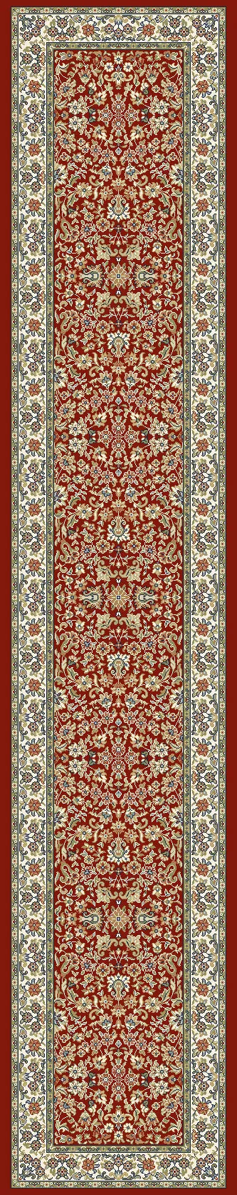 Ancient Garden 57078-1414 Red/Ivory Rug