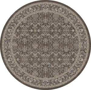 Ancient Garden 57276 Dark Brown Beige Blue Rug